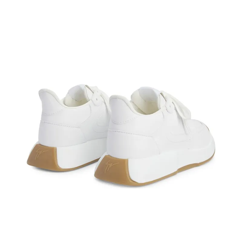 Giuseppe Zanotti/GZ Fero Cushioned Wear-Resistant Breathable Lightweight Low-Top Casual Shoes Women's White-3