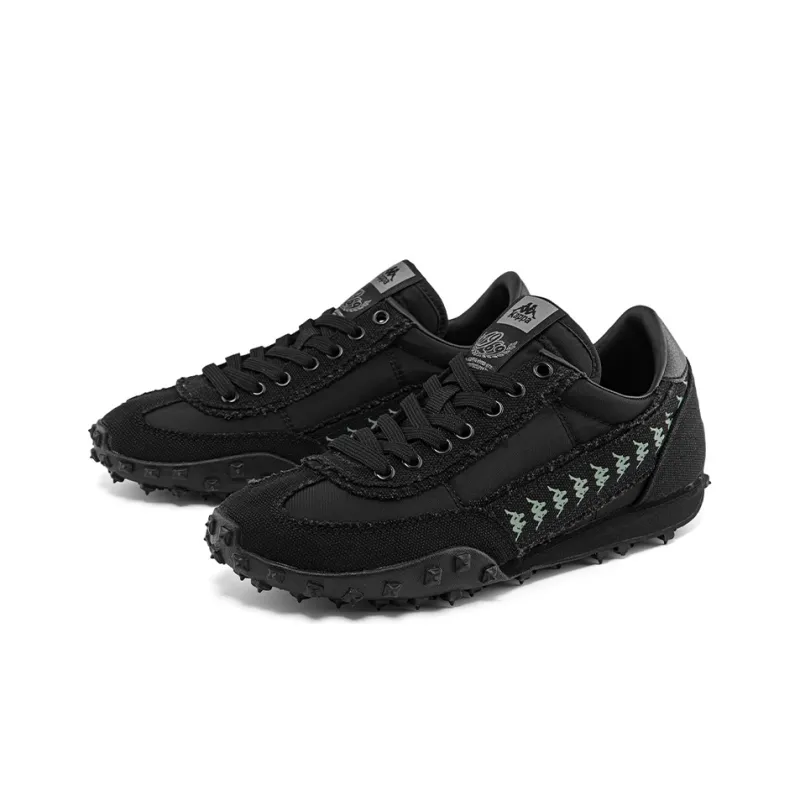 Kappa Coverage Low Top Training Running Shoes Unisex Black Green-2