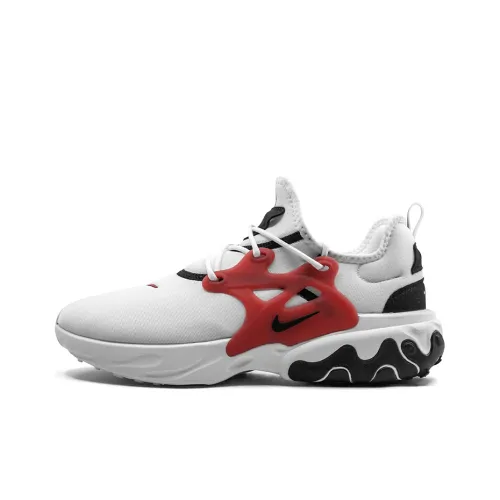 Nike React Presto White University Red