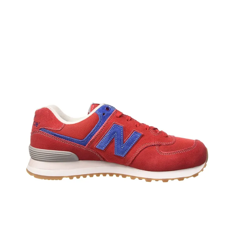New Balance 574 Series Low Top Red/Blue-1