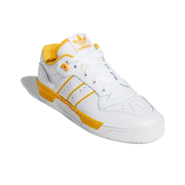 Adidas Rivalry Low White Active Gold-2