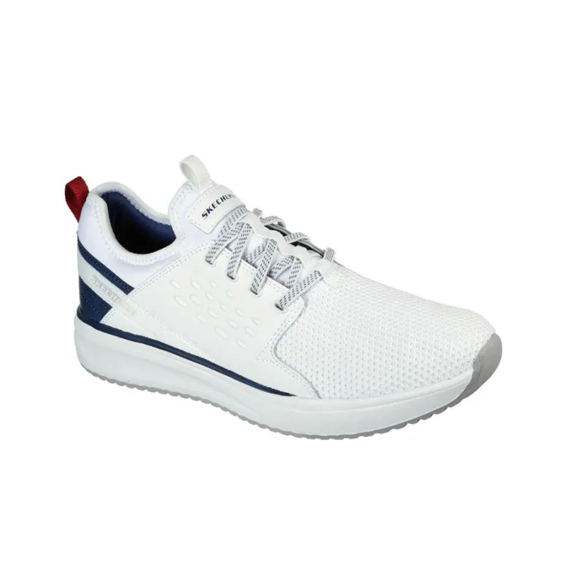 Skechers Relaxed Fit Crowder-Colton Cushioning Anti-Slip And Wear-Resistant Low-Top Casual Shoes Men's White-2