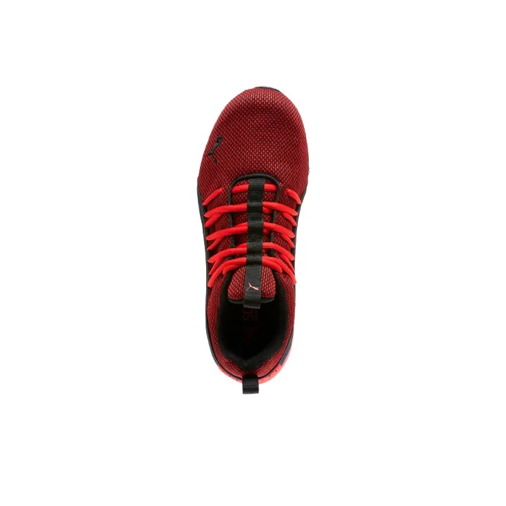PUMA Axelion Wide Cushioning Low-Top Running Shoes Men's Red Black-2