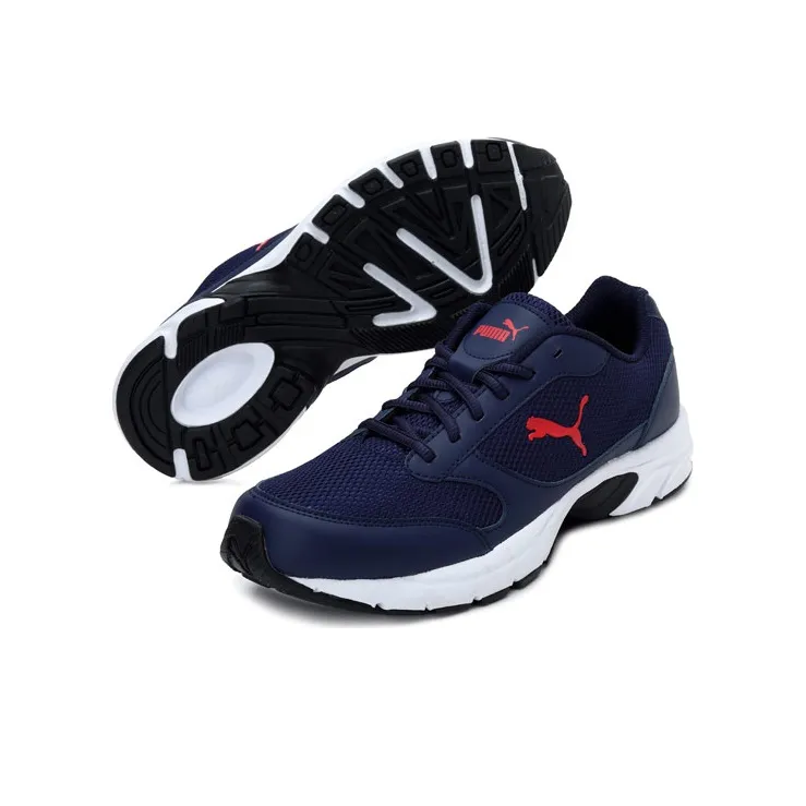 PUMA Sturdy Running Shoes Men Low-Top Dark Blue-3