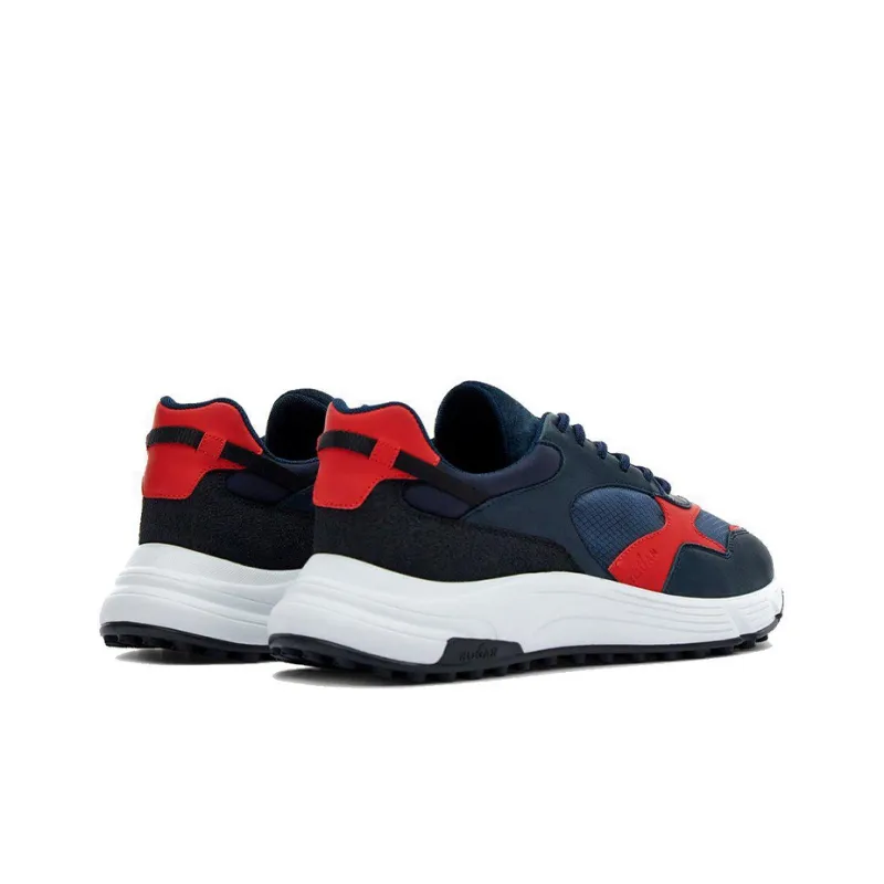 HOGAN Hyperlight Cushioning Anti-Slip And Wear-Resistant Low-Top Casual Shoes Men's Red Blue-4