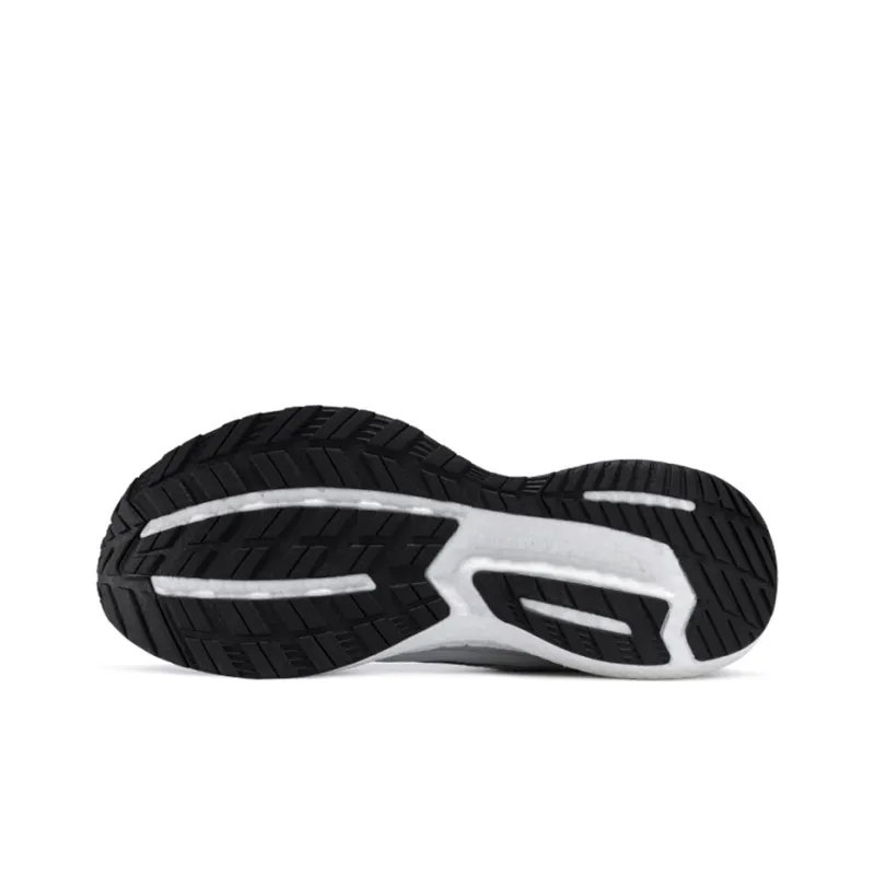 Saucony Triumph 18 Cushioning Anti Slip Wear Resistant Breathability Low Top Marathon Running Shoes Men's White Black-4