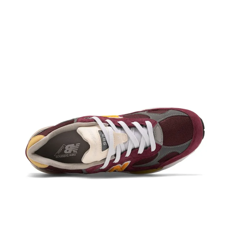 New Balance 992 Burgundy Gold-2