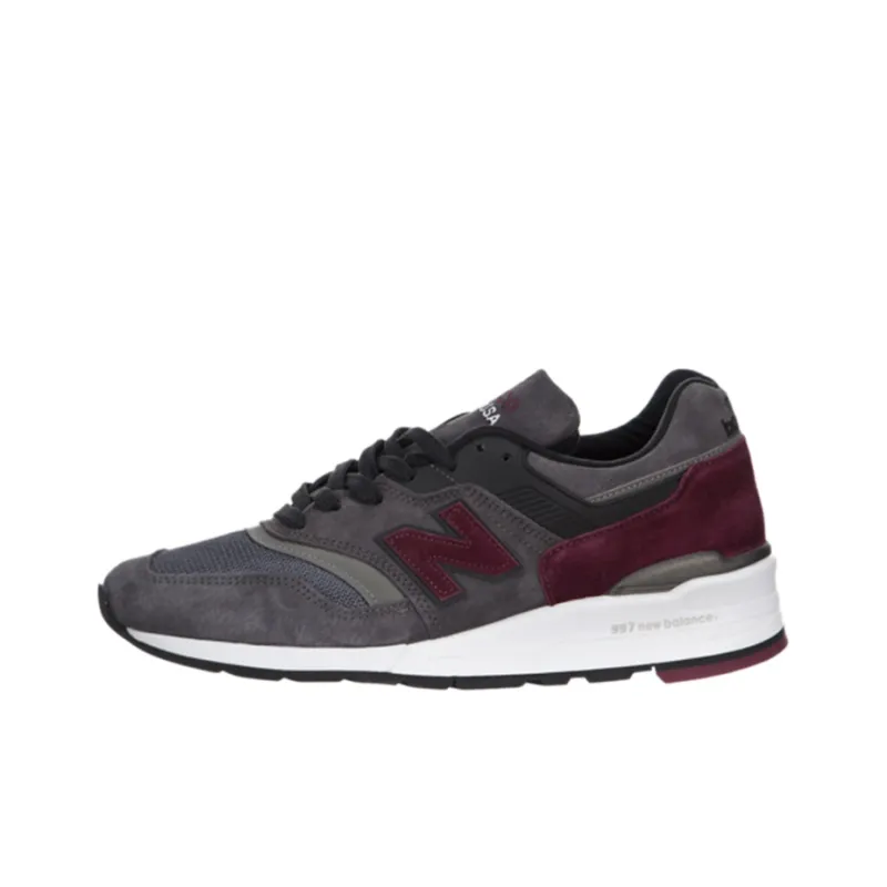 New Balance 997 Connoisseur Guitar Grey Burgundy-0