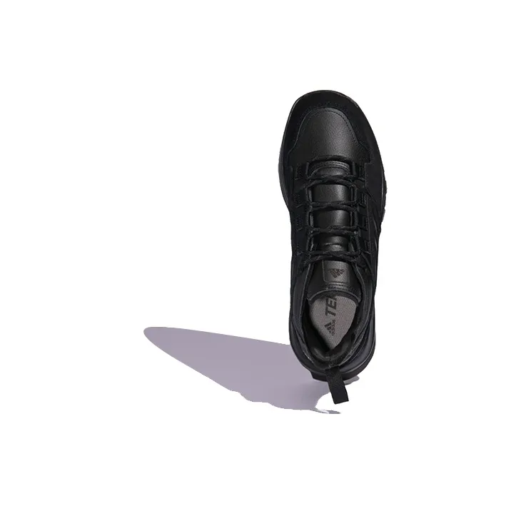 Terrex Hikster Adidas Leather Low 'Black Grey'-4