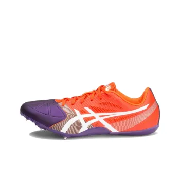 Asics Hyper Rocket Anti Slip Wear Resistant Low Top Running Shoes Women's Orange Yellow Purple