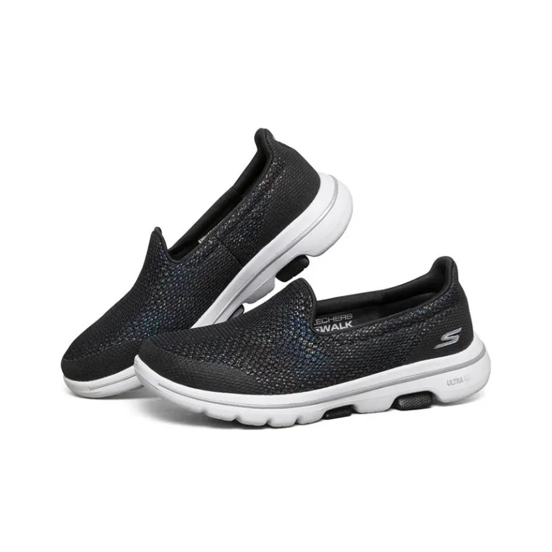 Skechers Go Walk 5 Slip on 'Black White' Women's-2