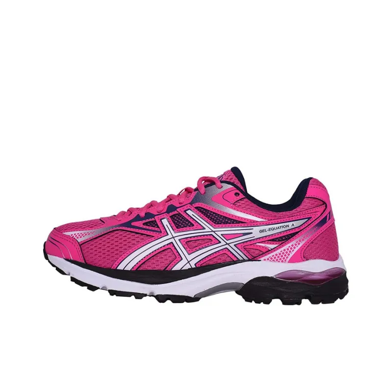 Asics Gel-Equation Running Shoes Women's Low-Top Pink/White-0