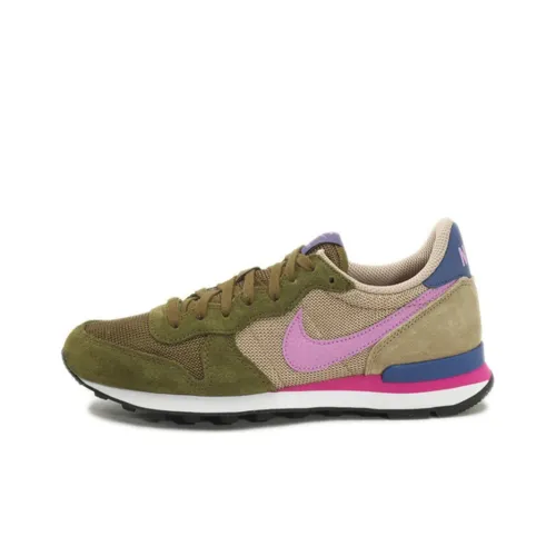 Nike Internationalist Casual Shoes Women's Low-Top Olive Green