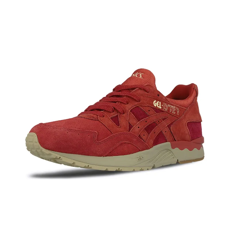 Asics Gel-Lyte 5 Anti-Slip Wear-Resistant Low-Top Running Shoes Men's China Red-2