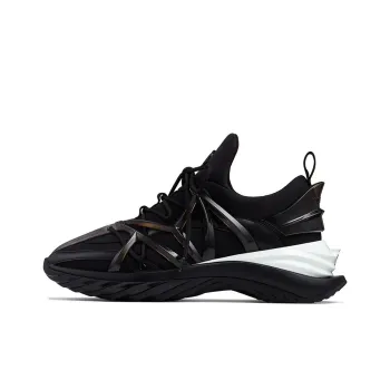 Jimmy Choo Cosmos/f Cushioning Anti Slip And Wear Resistant Low Top Casual Shoes Women's Black
