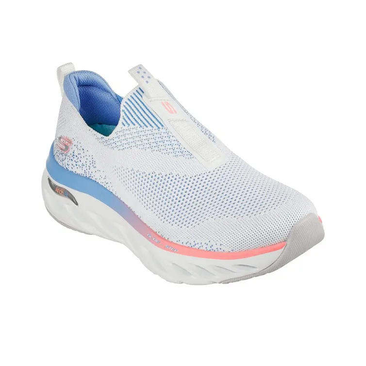 Skechers Arch Fit Series Casual Shoes Women's Low-Top White/Blue-2