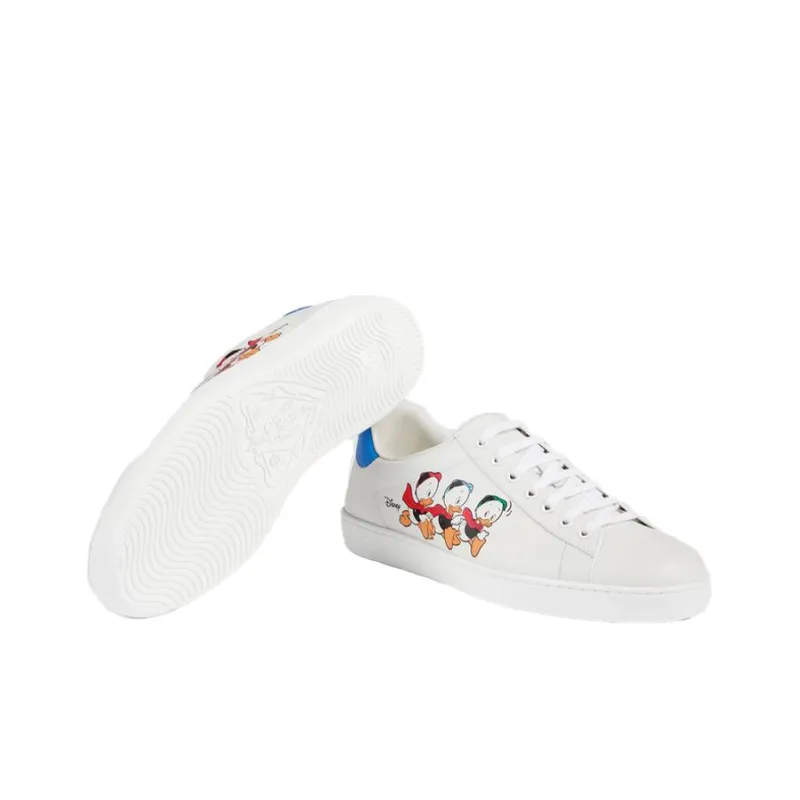 GUCCI Disney X GUCCI Ace 'Huey Dewey And Louie White'-4