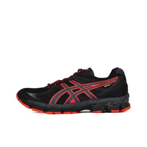 Asics Gel-Cumulus 14 Running Shoes Men Low-Top Black/Red