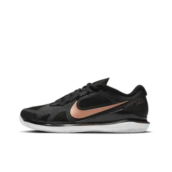Nike Court Air Zoom Vapor Pro Hc Black Metallic Gold Women's