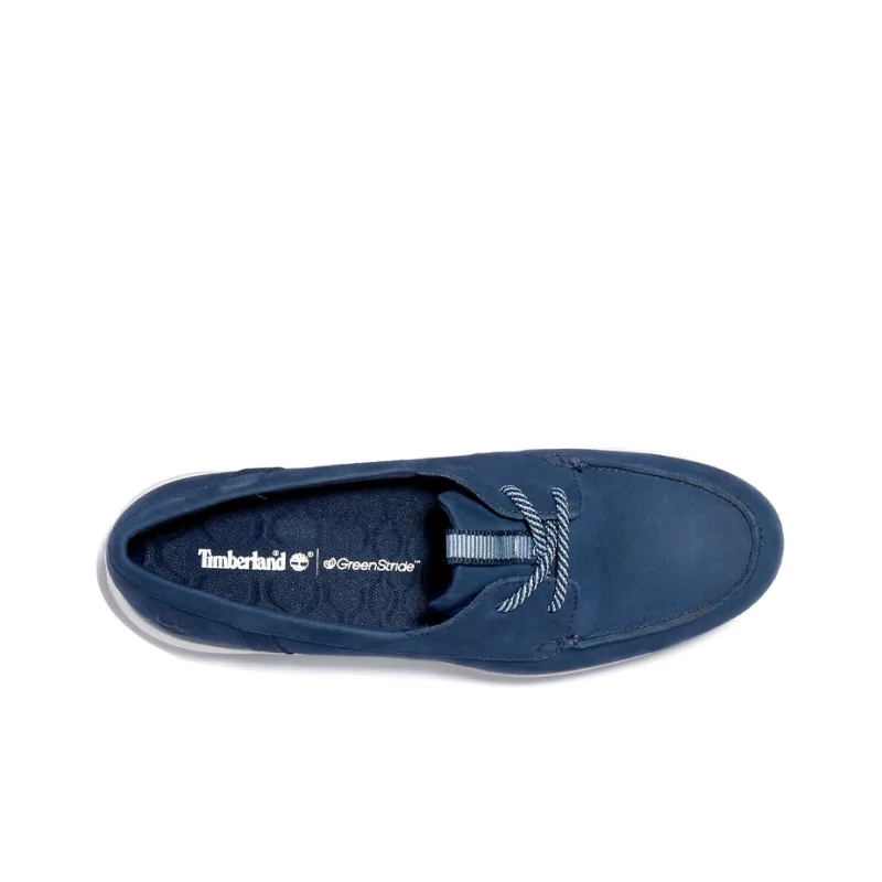 Timberland Bradstreet Running Shoes Women's Low Top Marine Blue/White-2
