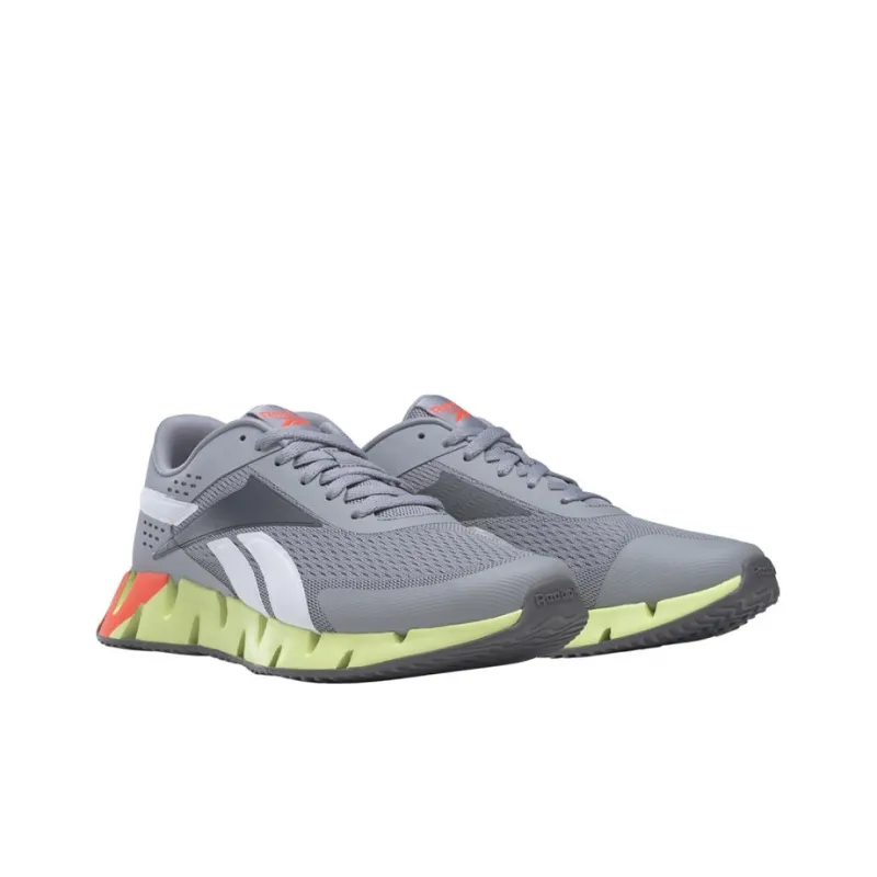 Reebok Zig Dynamica 2 Running Shoes Men Low-Top Gray/Green-2