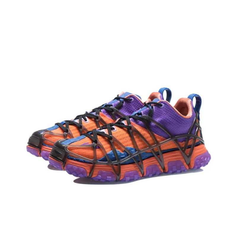 LiNing Mix ACE Running Shoes Women's Low Top Flame Orange/Fluorescent Grape Purple-2