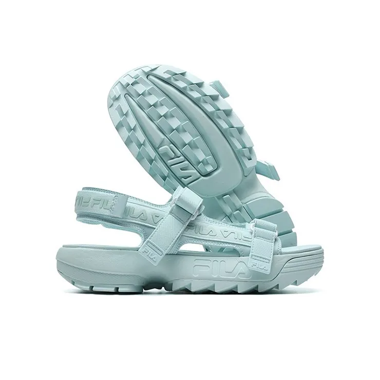 FILA Disruptor Sports Sandals Gs Blue Women's-5