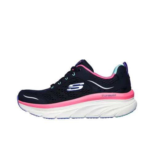 Skechers Relaxed Fit Casual Shoes Women's Low-Top Blue/Pink