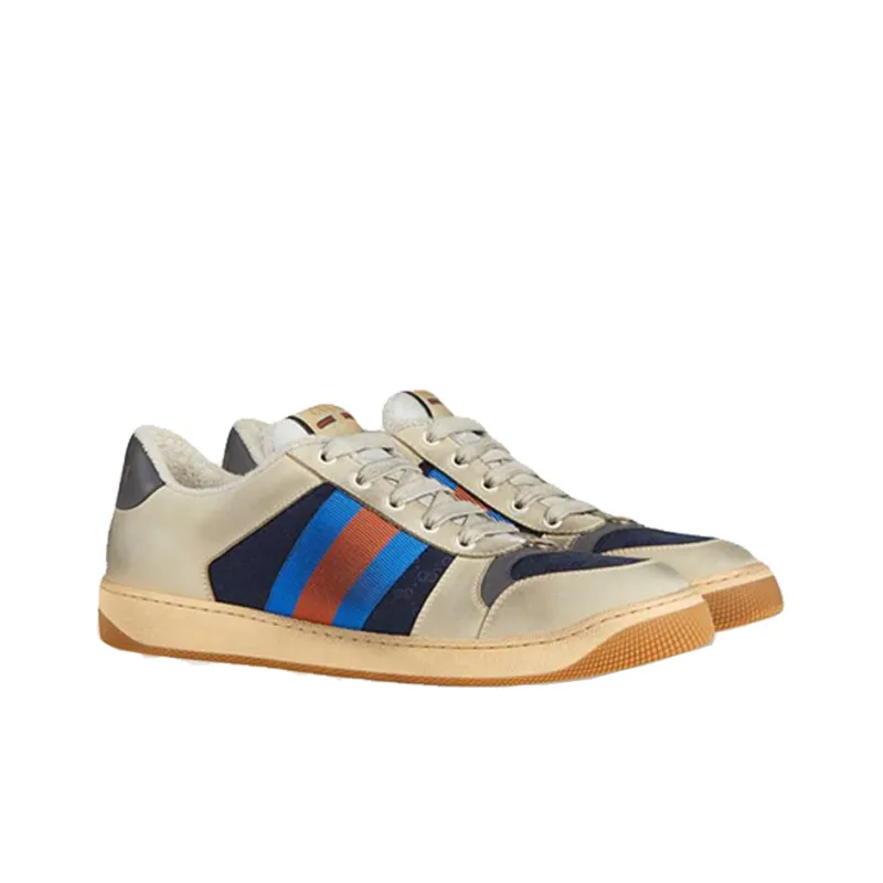 GUCCI Gg Screener 'White Blue'-3