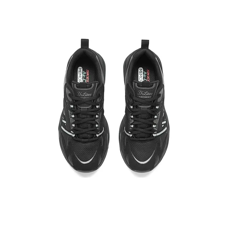 Skechers Dlites 4.0 'Black Silver' Women's-3