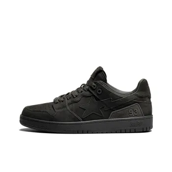 A BATHING APE SK8 STA 'URBAN FALL' Stylish Skateboarding Shoes Women's Black