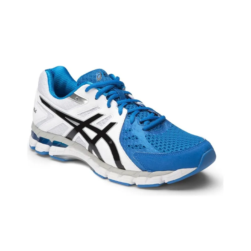 Asics Gel-Rink Scorcher 4 Anti-Slip Wear-Resistant Low-Top Running Shoes Men's White Blue 4E-Width-2