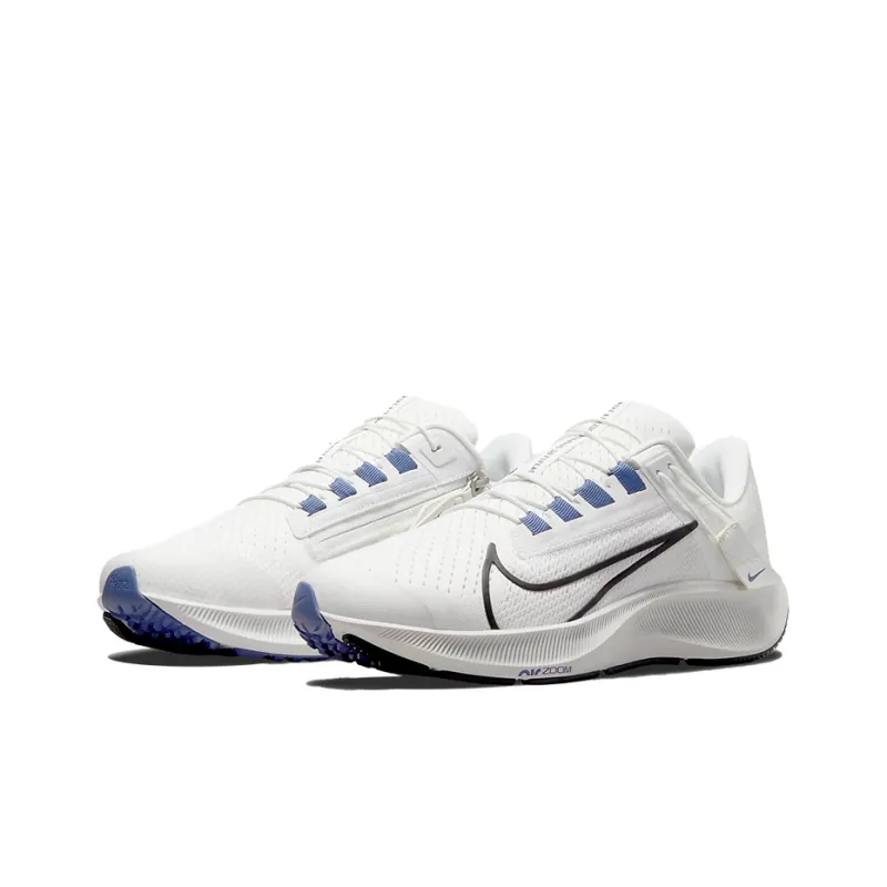 Nike Air Zoom Pegasus 38 Flyease Summit White Dark Purple Dust Women's Wide-2