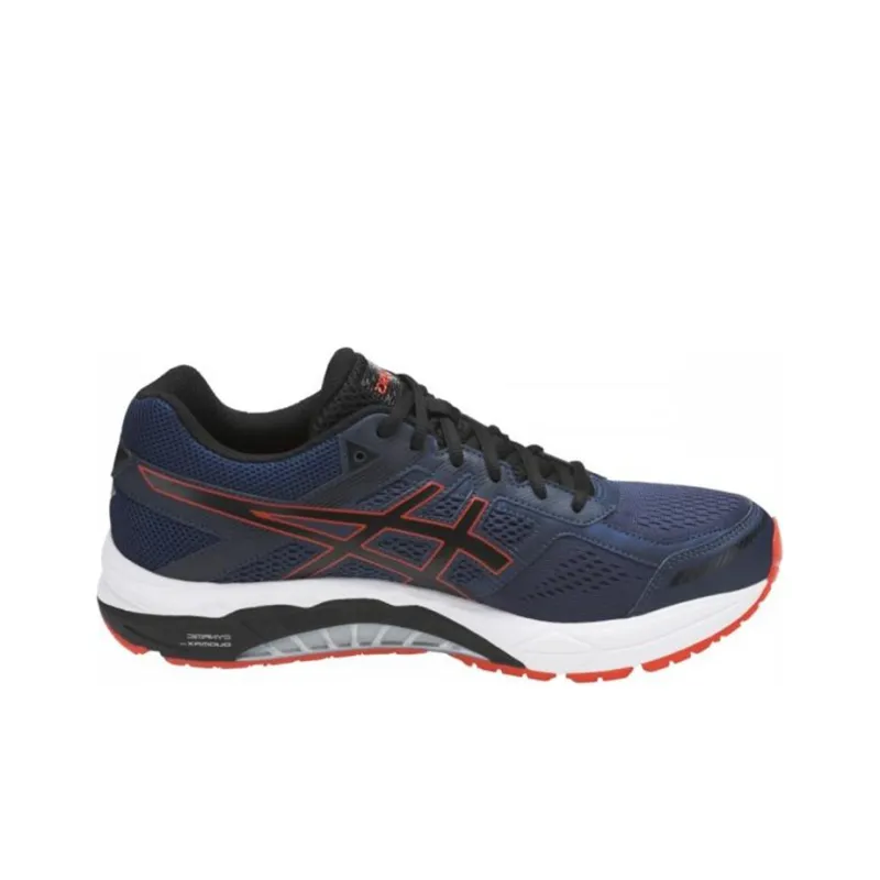 Asics Gel-Foundation 12 Anti-Slip And Wear-Resistant Breathable Low-Top Running Shoes Men's Blue-1