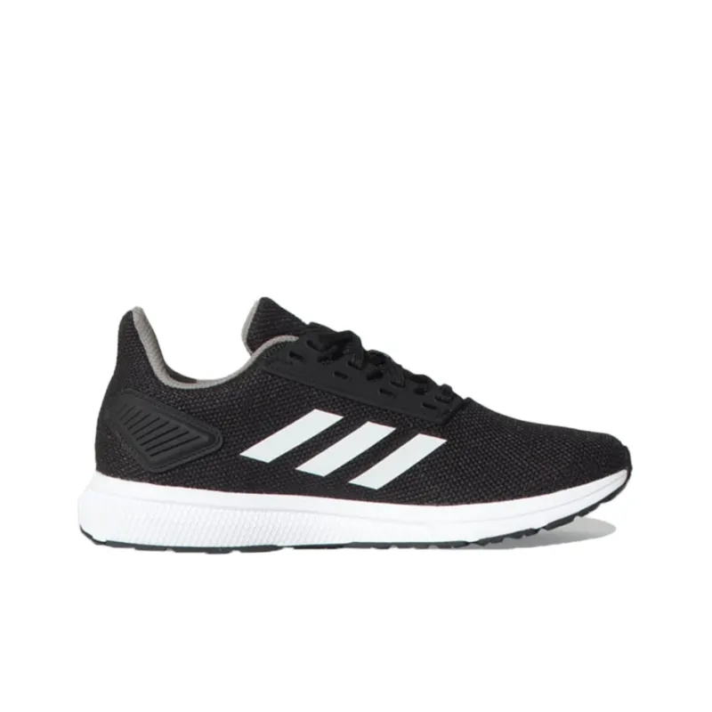 Adidas DURAMO 9 Cushioning Wear-Resistant Low-Top Running Shoes Men's Black White-1