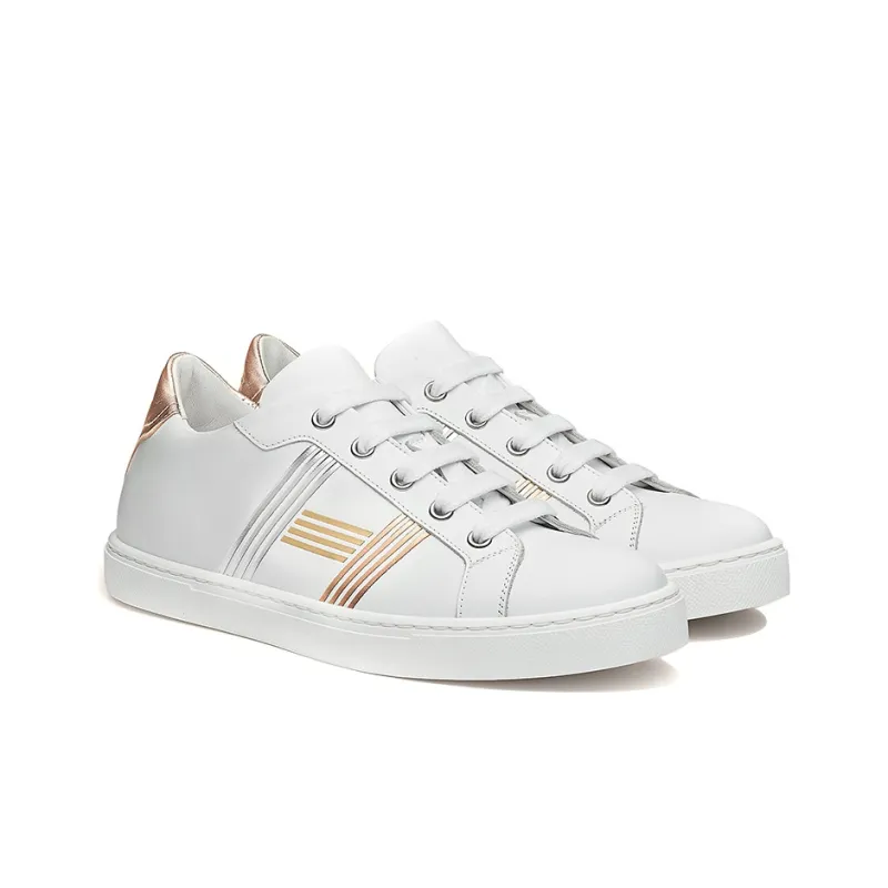 HERMES Avantage Low-Top Skateboard Shoes Women's White-2