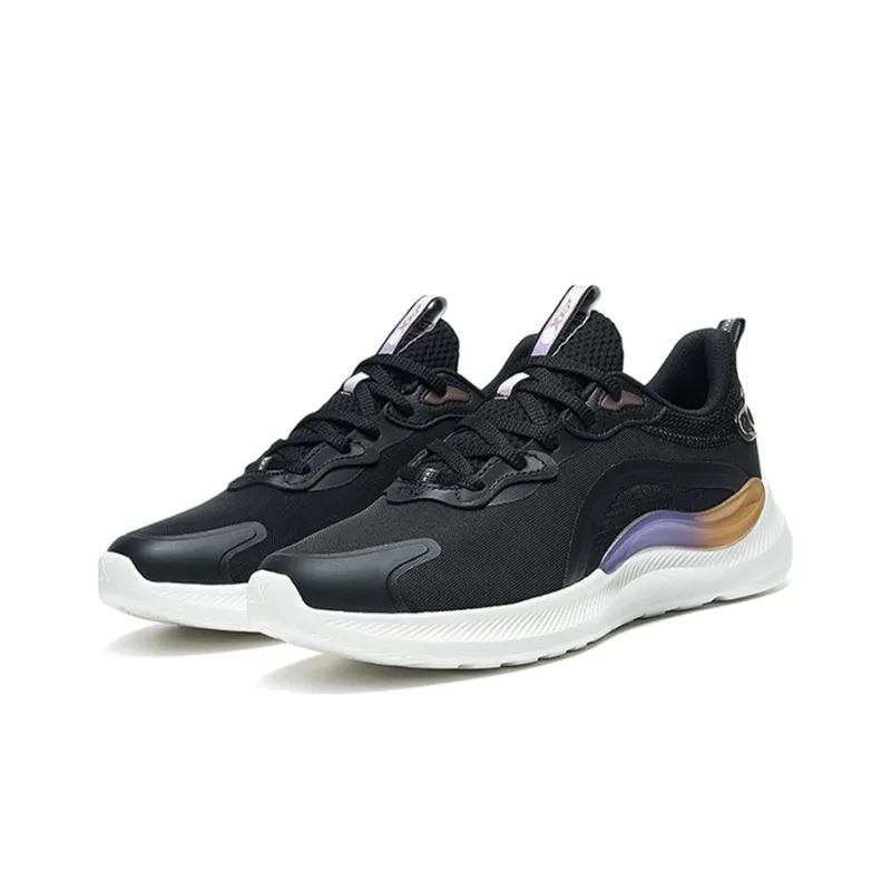 XTEP Anti-Slip And Wear-Resistant Breathable Low-Top Running Shoes Women's Black-1