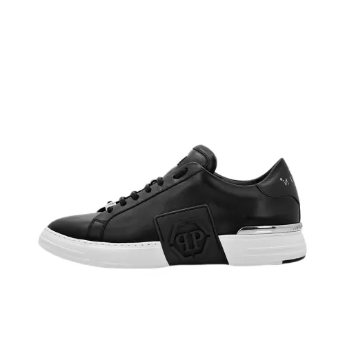 PHILIPP PLEIN Skateboard Shoes Men Low-Top Black