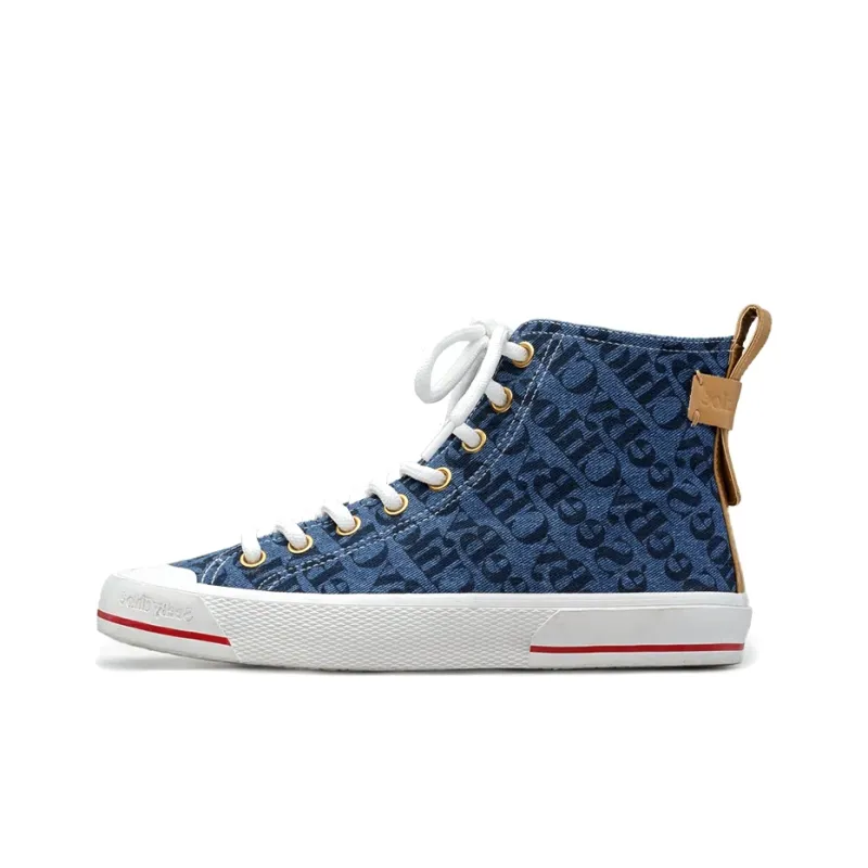 See By Chloé Logo-print High-top Trainers-0