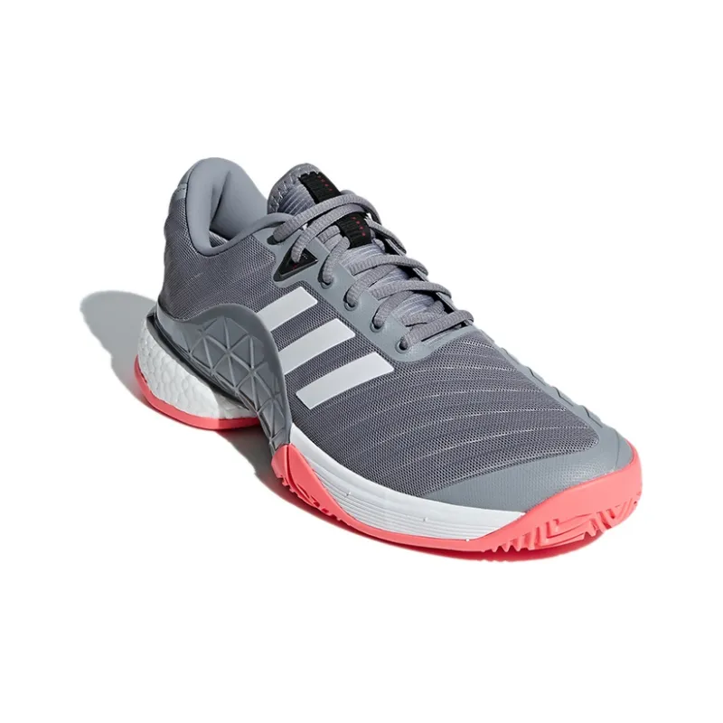 Adidas Barricade 2018 Boost 'Gray White'-2