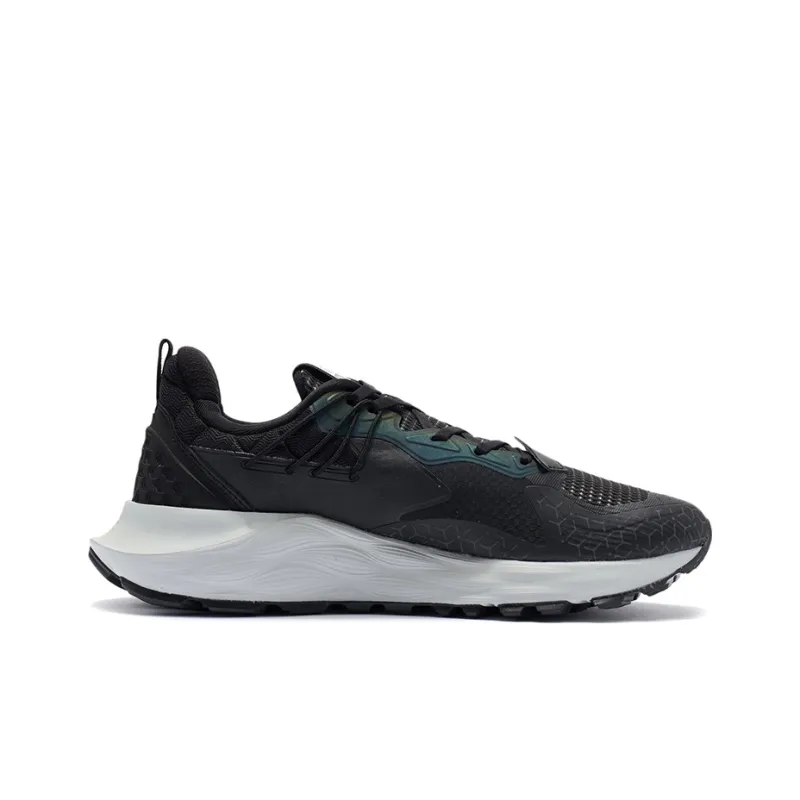 LiNing Cloud Shield PLUS Durable Breathable Low Top Running Shoes Black-1