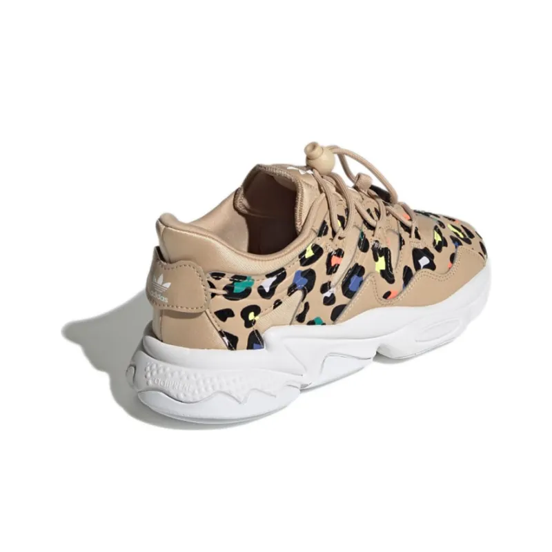 Adidas Originals Ozweego Plus 'Brown Black Yellow' Women's-3