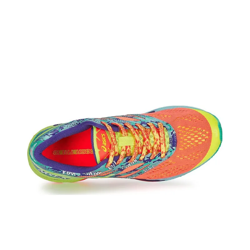Asics Gel-Noosa Tri 10 Wear-Resistant Low-Top Running Shoes Women's Orange Green-3