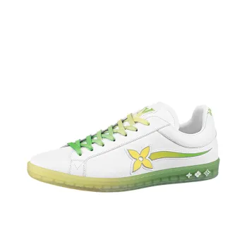 LOUIS VUITTON Luxembourg Samothrace Trainers 'White Yellow Green'