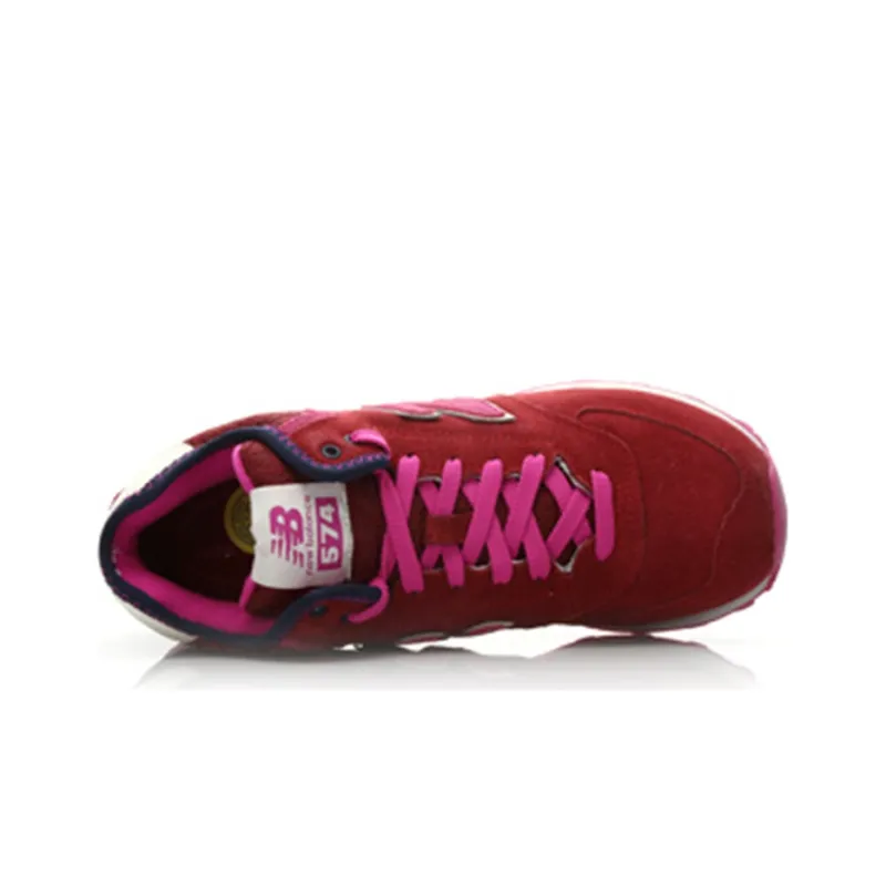 New Balance 574 Series Mid Retro Mid Top Pink/Red Women's-2