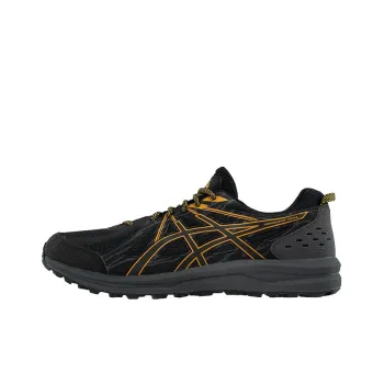 Asics Frequent Trail Breathable Low-Top Running Shoes Men's Black Gold