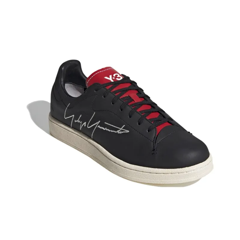 Adidas Y 3 Yohji Court Black Red-2