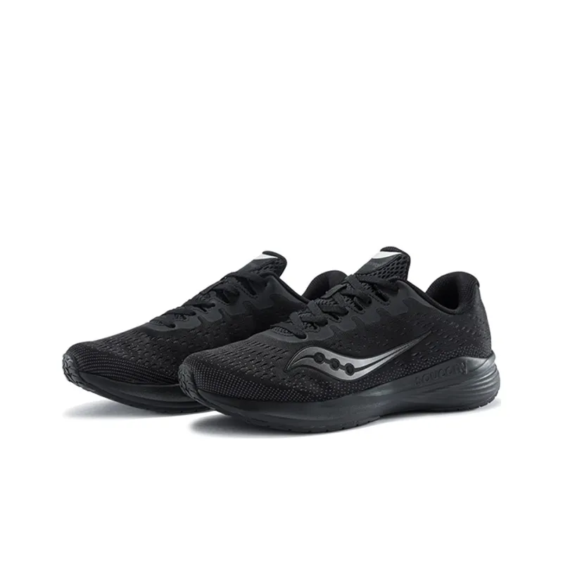 Saucony Cushioning Anti Slip And Wear Resistant Support Lightweight Low Top Running Shoes Women's Black Standard M-2