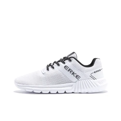 Erke Casual Shoes Men Low-Top True White