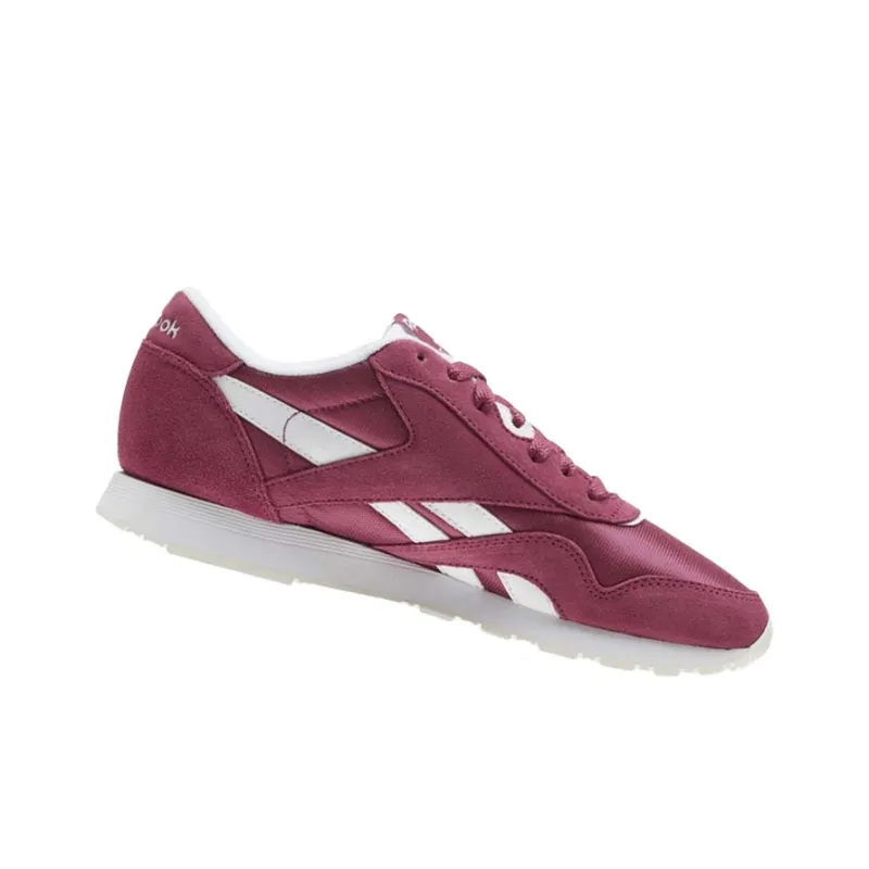 Reebok Classic Nylon Casual Shoes Women's Low-Top Purple-3